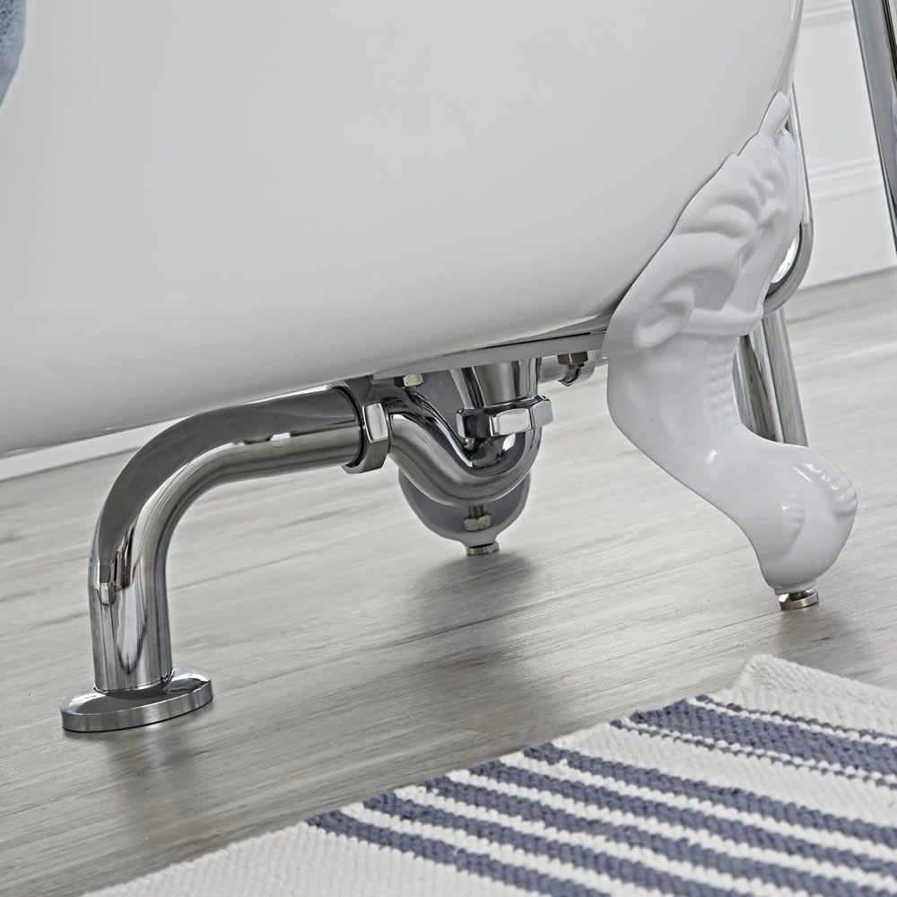 Milano Select - Traditional Luxury Chrome Exposed Bath Waste And Seal Trap - Image 2