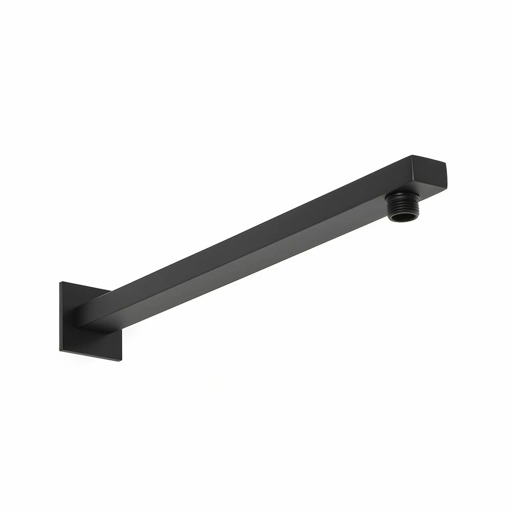 Milano Preto - Wall Mounted Shower Arm - Black - Image 2