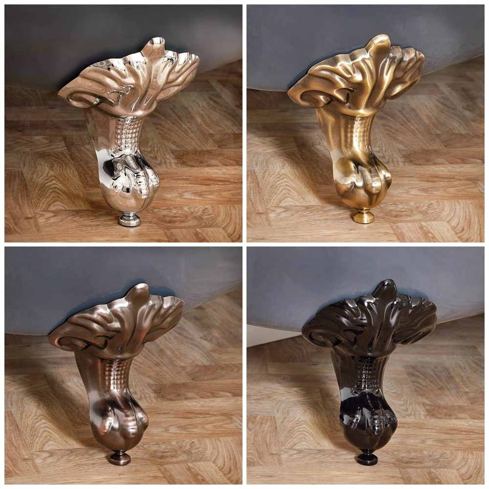 Milano Hest - Stone Grey Traditional Freestanding Corner Shower Bath With Screen - 1685mm X 750mm - Choice Of Feet And Left/Right Hand Options - Image 2