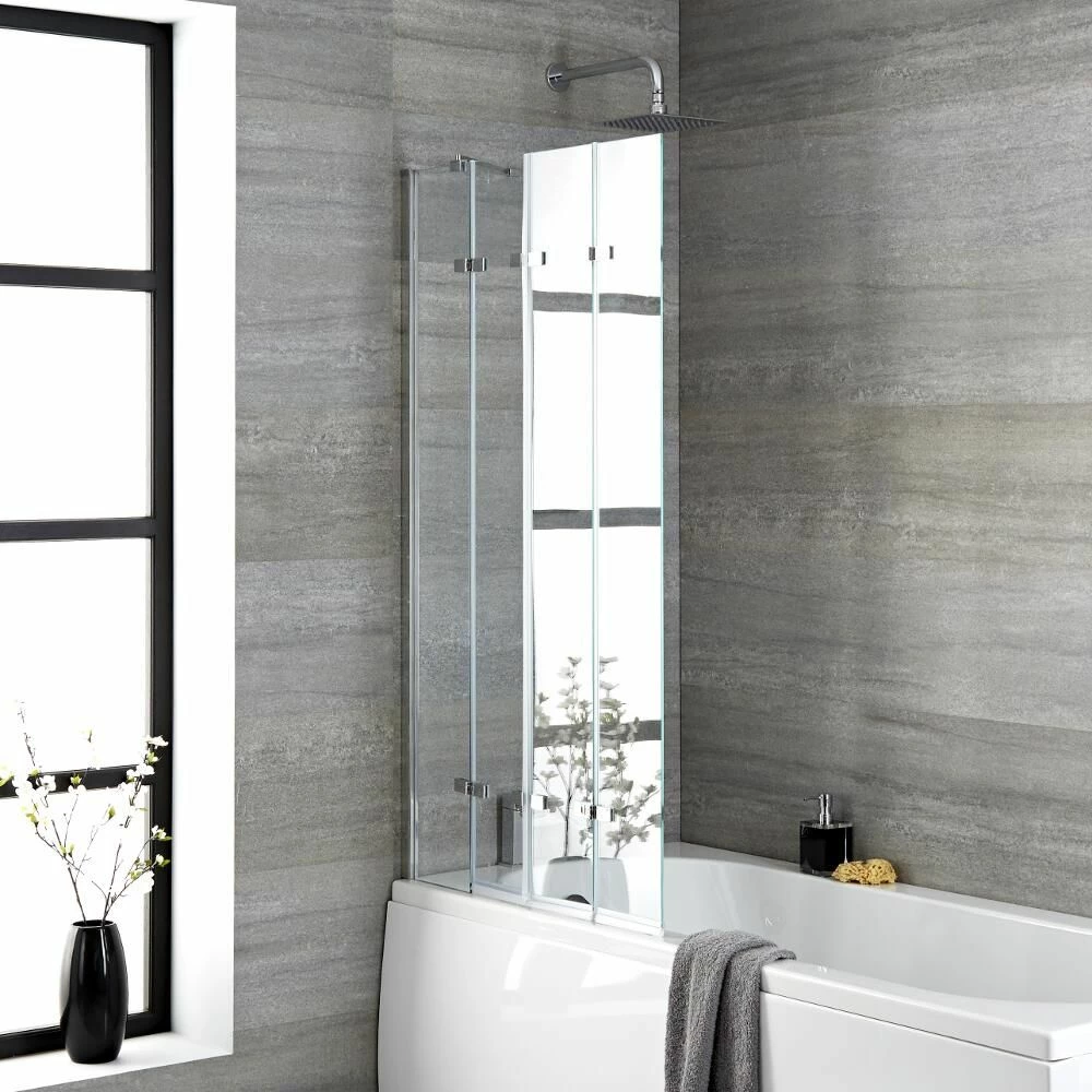 Milano Portland - Folding Shower Bath Screen