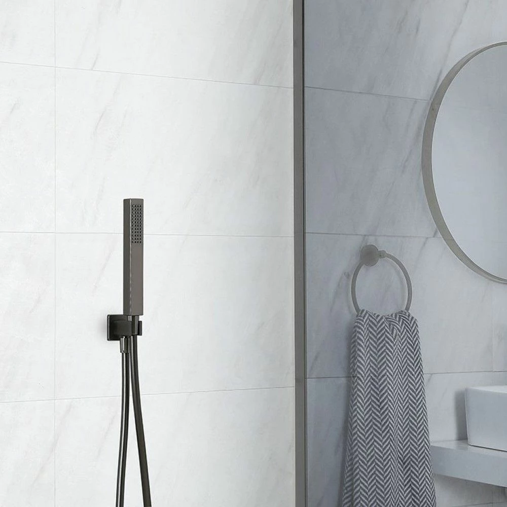 Milano Orno - 1.75m Smooth Shower Hose - Gun Metal Grey - Image 2