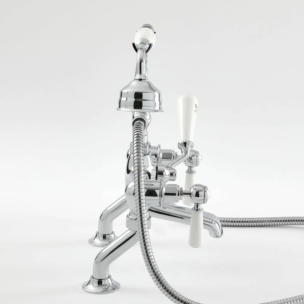 Milano Elizabeth - Traditional Lever Bath Shower Mixer Tap - Choice Of Finish - Image 3