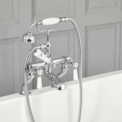 Milano Elizabeth - Traditional Lever Bath Shower Mixer Tap - Choice Of Finish