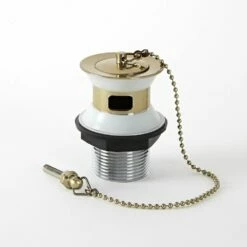 Milano - Traditional Slotted Basin Waste With Chain - Choice Of Finish