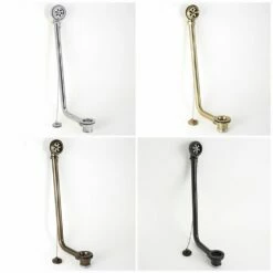 Milano - Traditional Exposed Bath Waste With Chain - Choice Of Finish