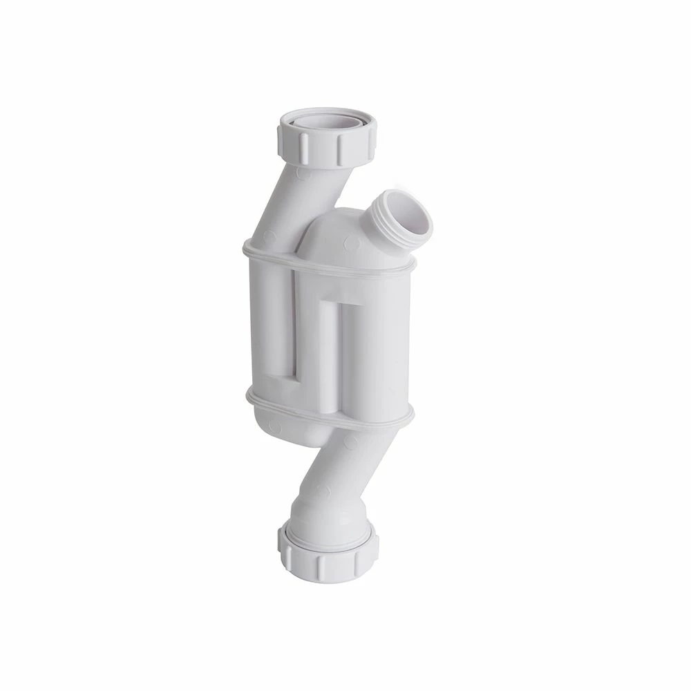 Cranplas - 1-1/4" Plastic Straight Through Trap - Image 2