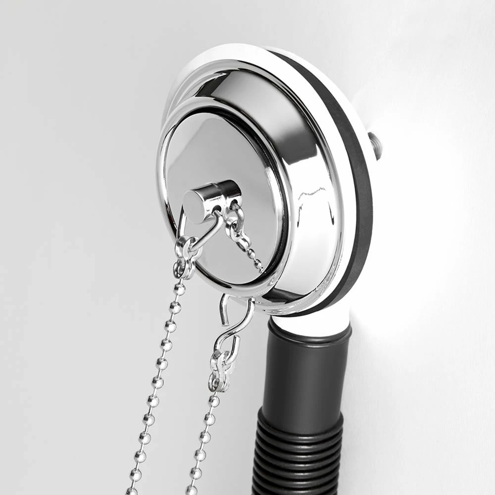 Milano Elizabeth - Traditional Bath Waste With Chain - Chrome - Image 3