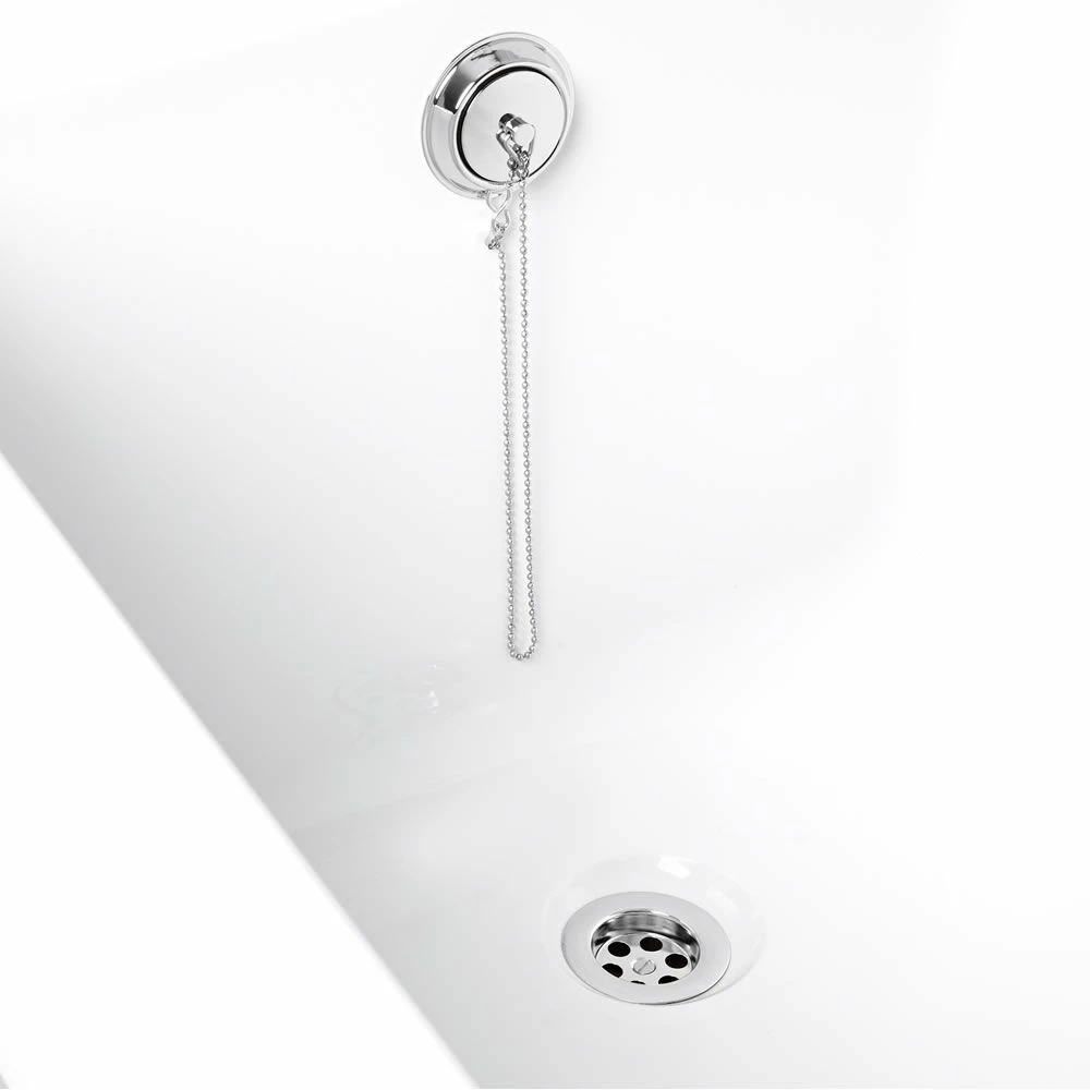 Milano Elizabeth - Traditional Bath Waste With Chain - Chrome - Image 4