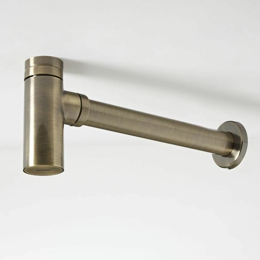 Milano Clarus - Basin Bottle Trap - Brushed Brass