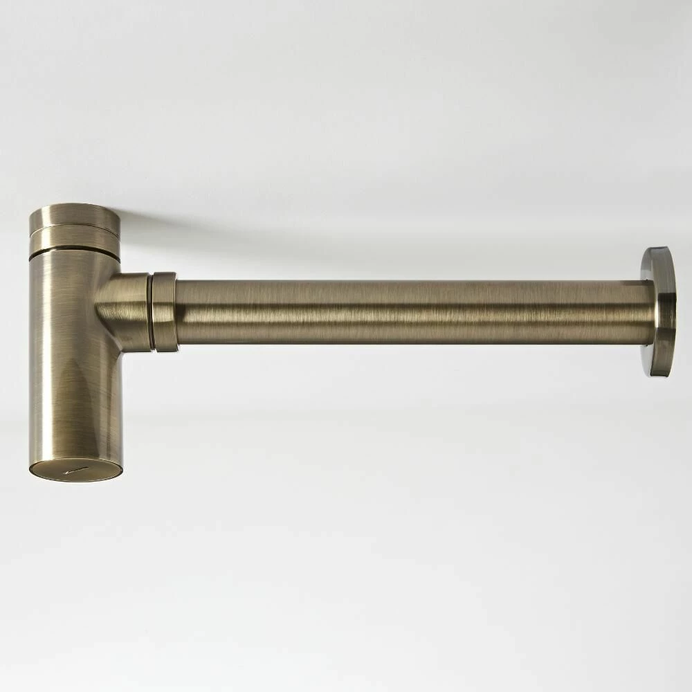 Milano Clarus - Basin Bottle Trap - Brushed Brass - Image 2