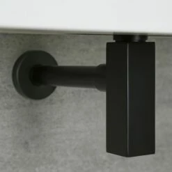 Milano Preto - Basin Bottle Trap - Black