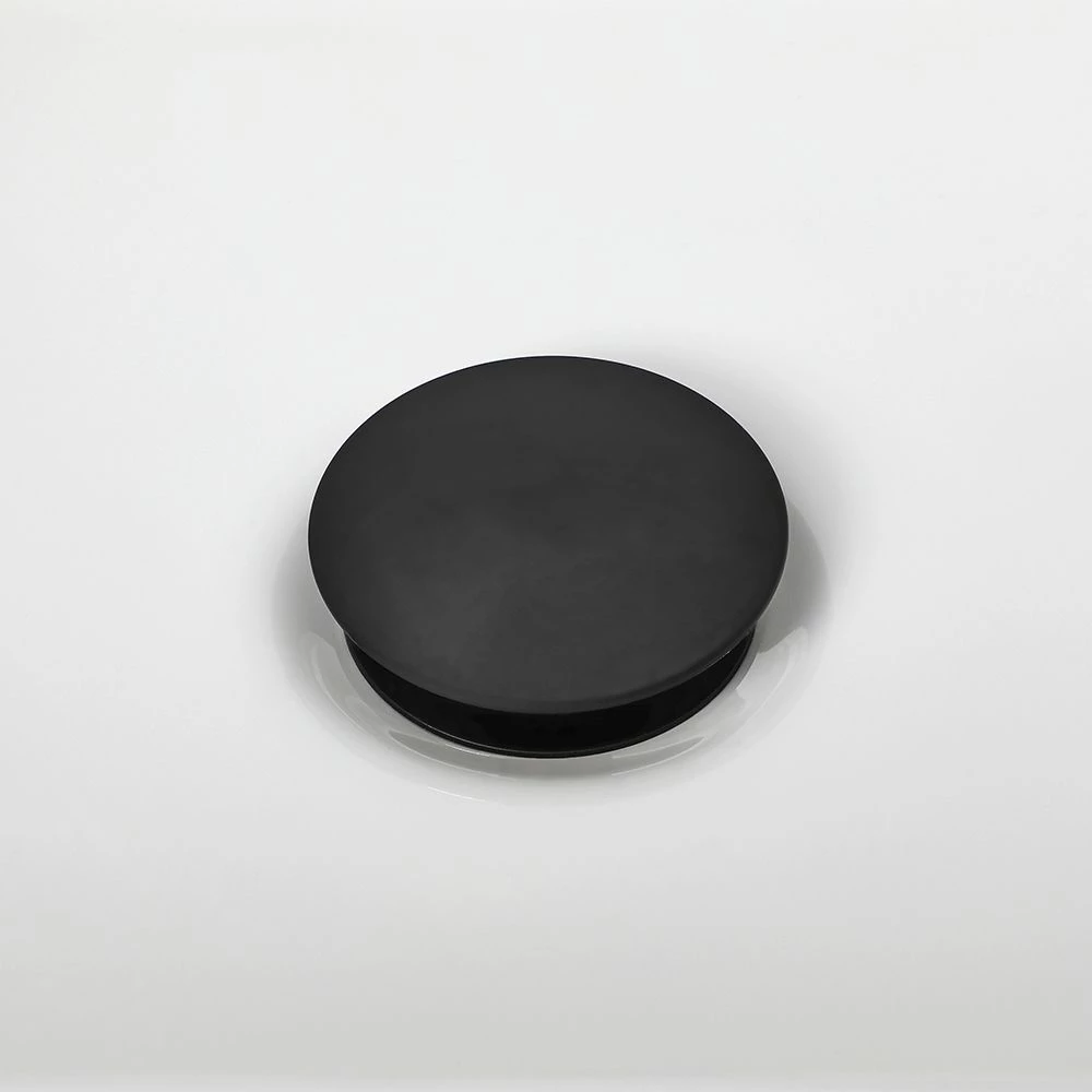 Milano - Universal Push Button Basin Waste - Black - Image 2