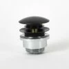 Milano - Universal Push Button Basin Waste - Black