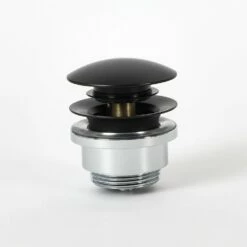 Milano - Universal Push Button Basin Waste - Black