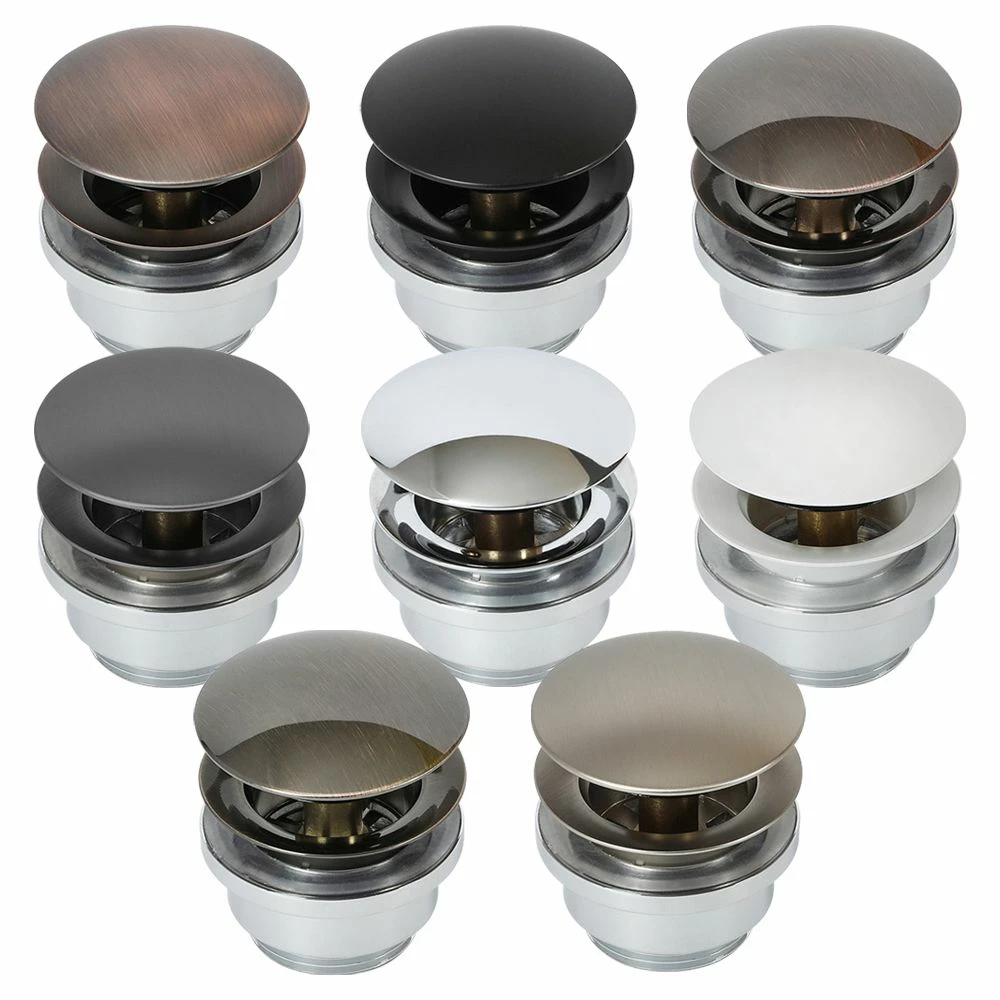 Milano - Universal Push Button Basin Waste - Choice Of Finish