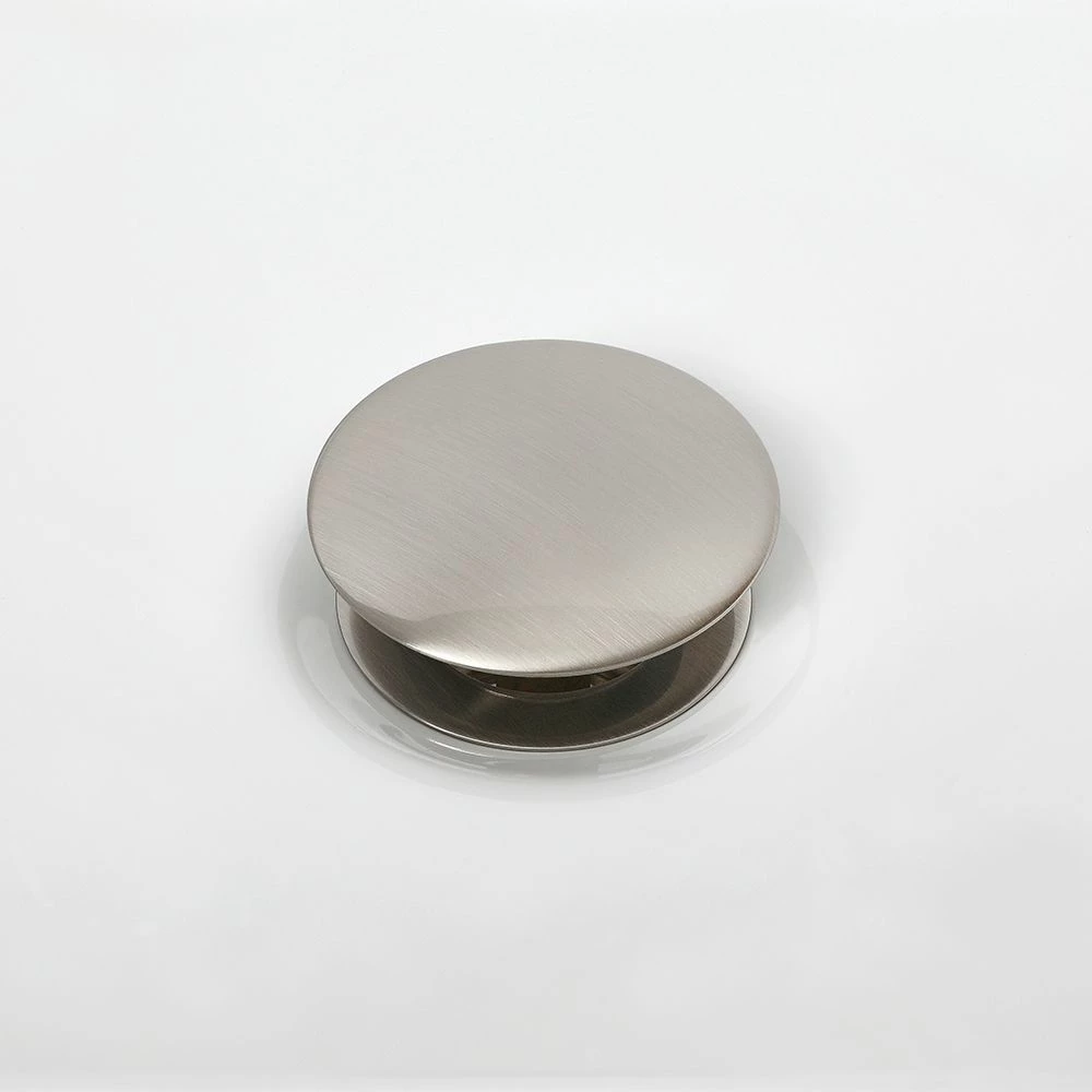 Milano - Universal Push Button Basin Waste - Brushed Nickel - Image 2