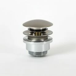 Milano - Universal Push Button Basin Waste - Brushed Nickel