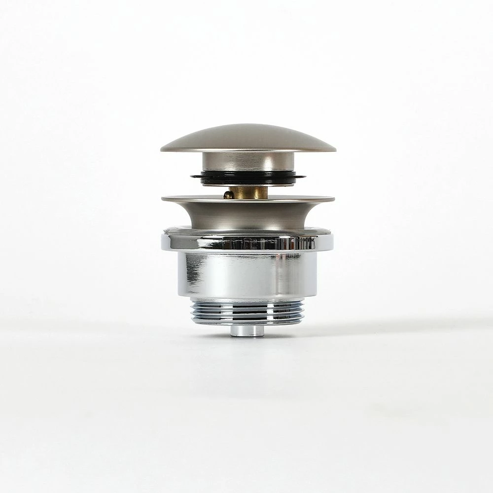 Milano - Universal Push Button Basin Waste - Brushed Nickel - Image 3