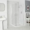 Milano Langley - Traditional Hinged Double Door Corner Shower Enclosure With Tray - Choice Of Sizes