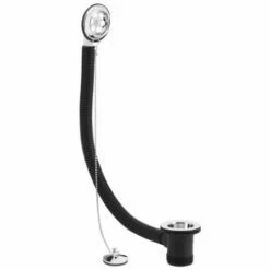 Milano Select - Retainer Bath Waste With Brass Plug & Ball Chain - Chrome
