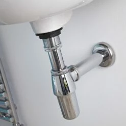 Milano Elizabeth - Standard Basin Bottle Trap - Chrome