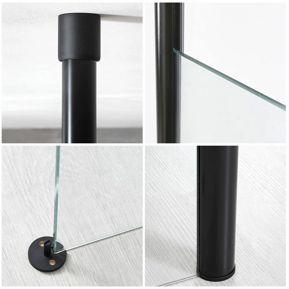 Milano Barq - Modern Walk-In Shower Enclosure With Slate Tray - Choice Of Sizes - Image 5