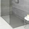 Milano Rasa - Grey Slate Effect Shower Tray - Choice Of Sizes And Riser Kit