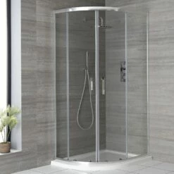Milano Portland - Quadrant Shower Enclosure With Tray - Choice Of Sizes