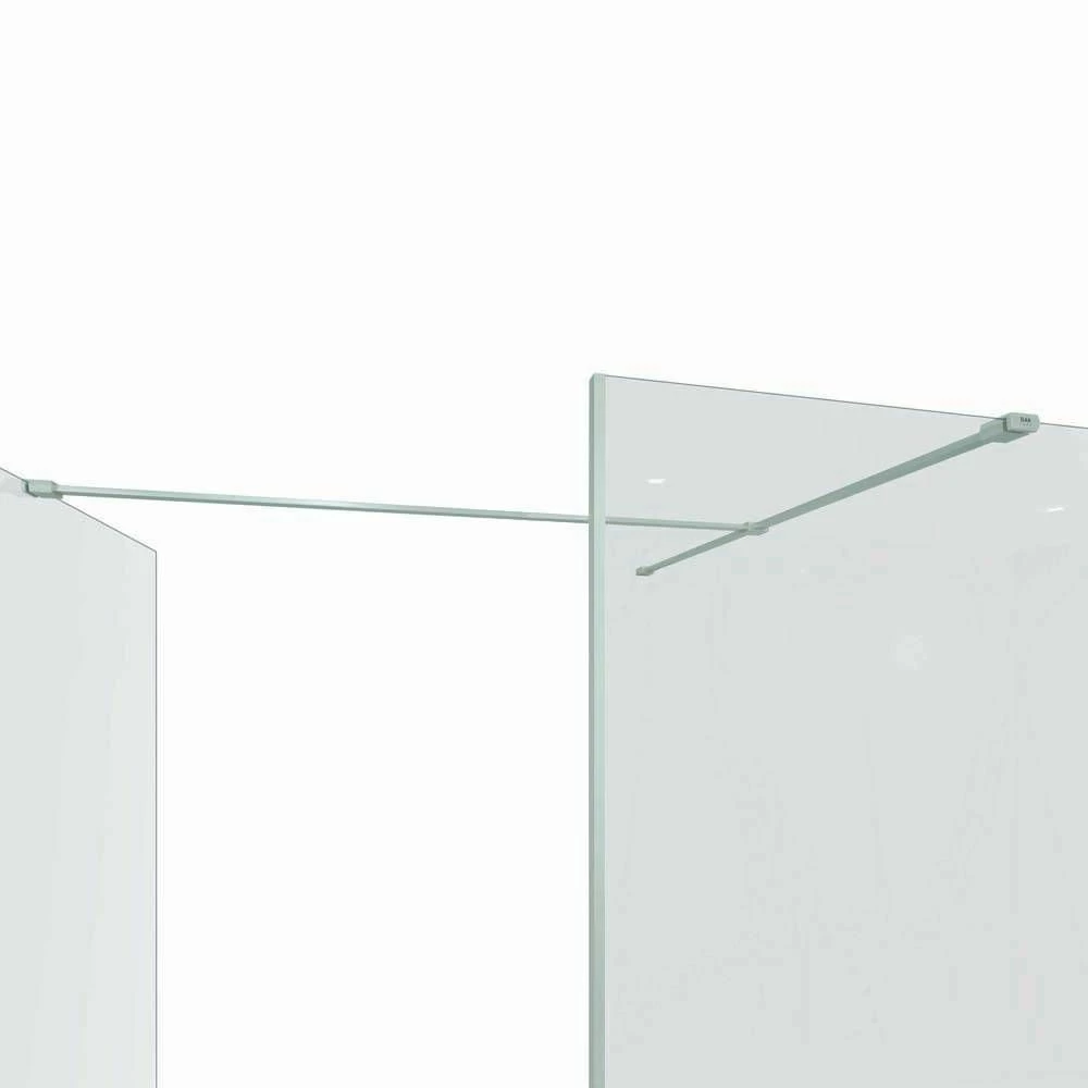 RAK Feeling - Cappuccino Corner Walk-In Shower Enclosure With Tray - Choice Of Sizes - Image 5
