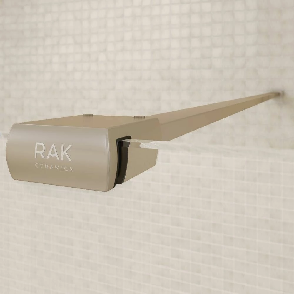 RAK Feeling - Cappuccino Corner Walk-In Shower Enclosure With Tray - Choice Of Sizes - Image 2