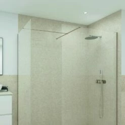 RAK Feeling - Cappuccino Corner Walk-In Shower Enclosure With Tray - Choice Of Sizes