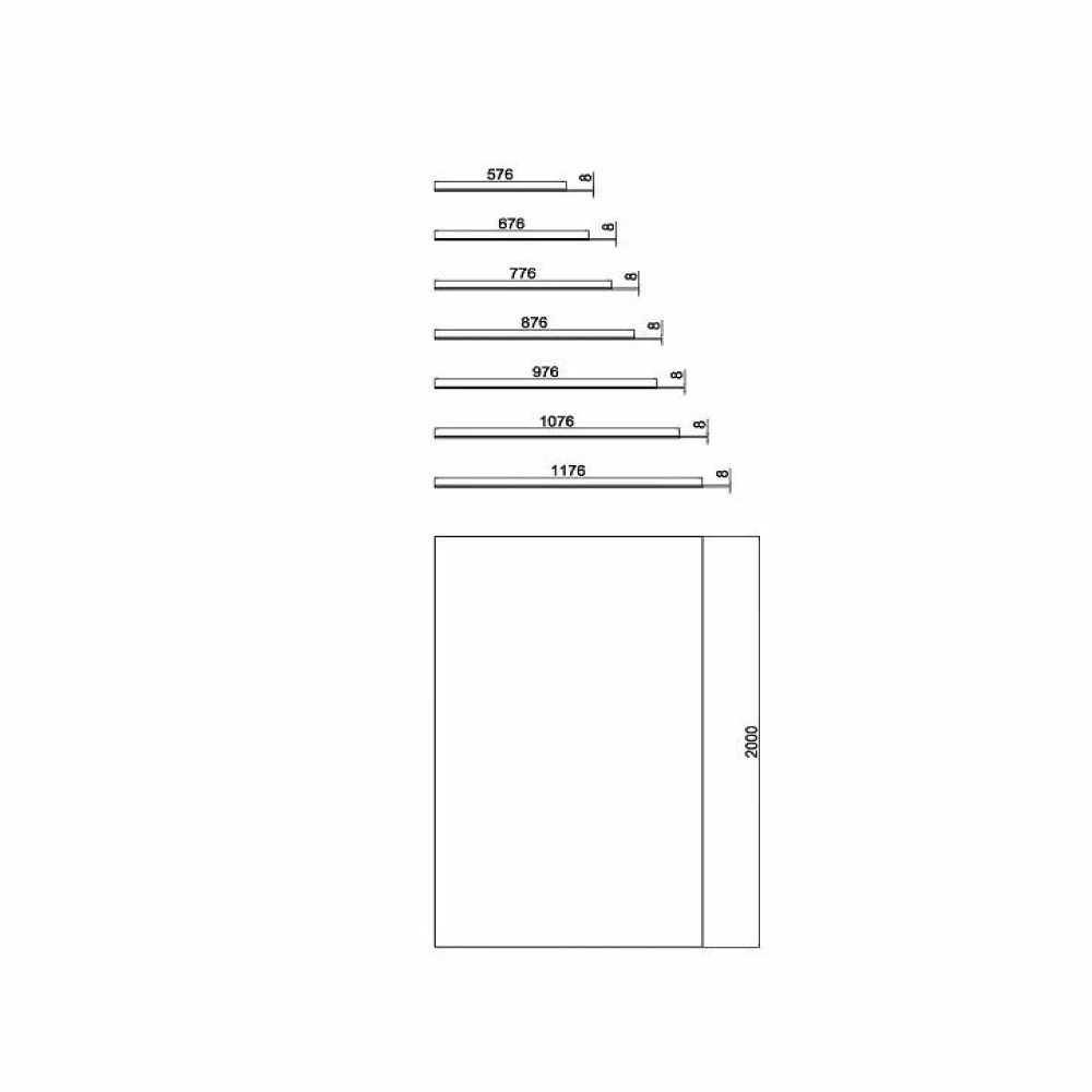 RAK Feeling - Chrome Corner Wet Room Shower Enclosure - Choice Of Glass Size - Image 5