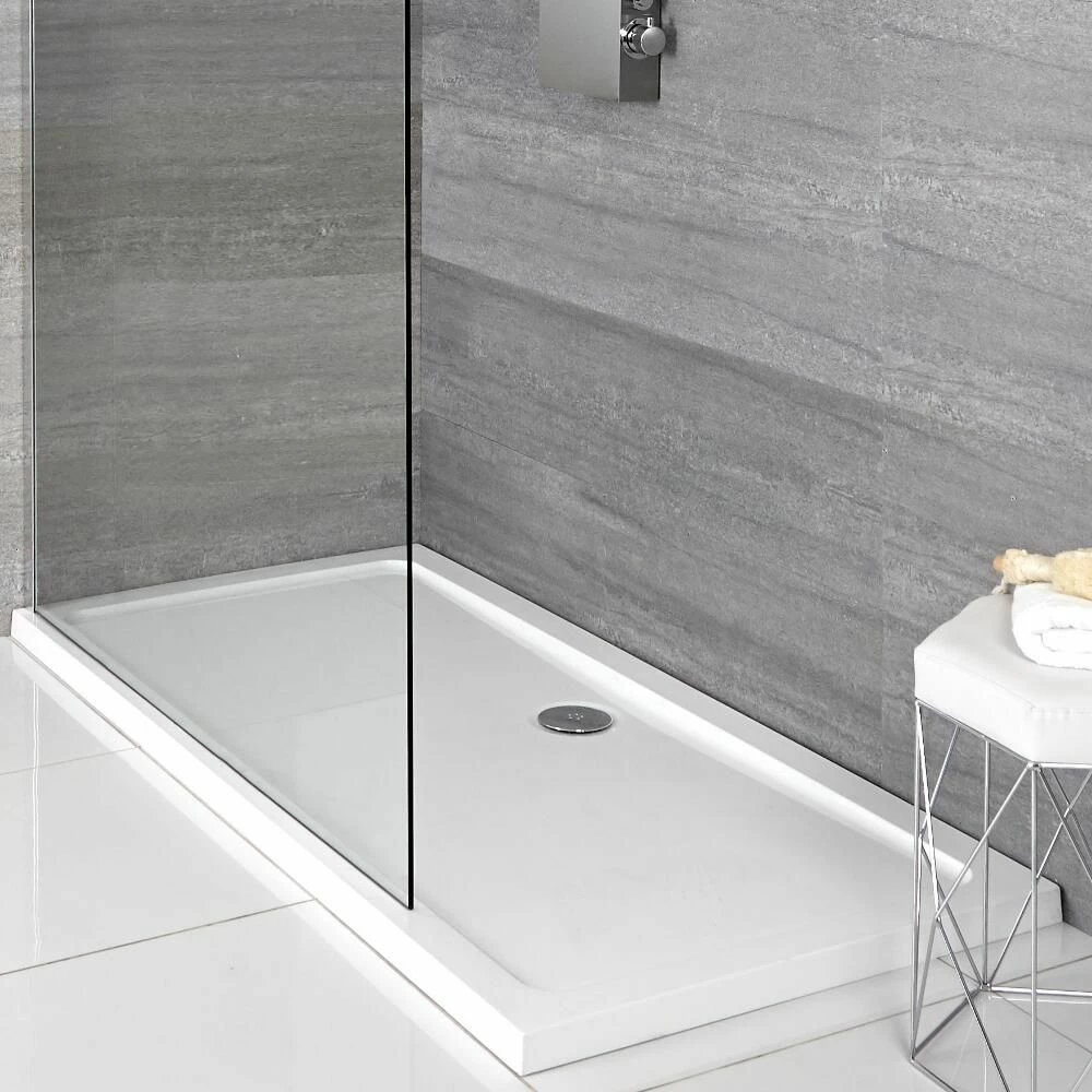 Milano Lithic - Low Profile Rectangular Shower Tray - 1400mm X 900mm