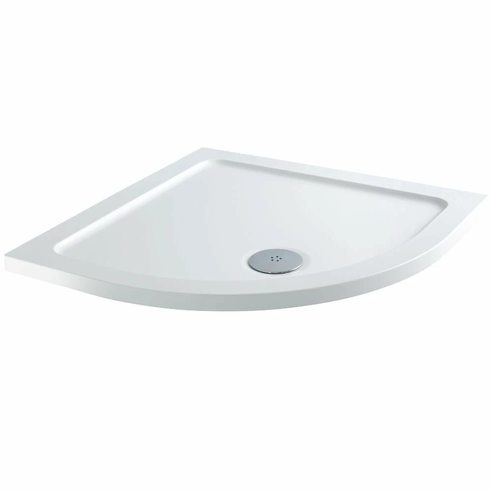 Milano Lithic - Low Profile Quadrant Shower Tray - 900mm X 900mm - Image 2