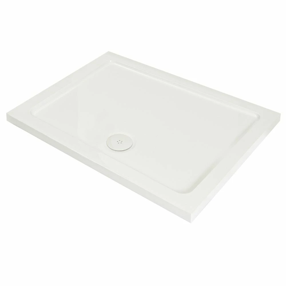 Milano Nero - Black Hinged Shower Door With Tray - Choice Of Sizes - Image 4