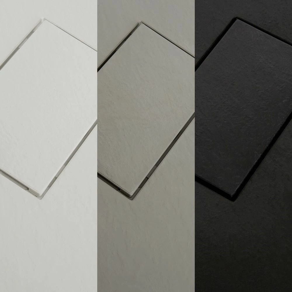 Milano Portland - Frameless Sliding Shower Door With Slate Tray - Choice Of Sizes - Image 3