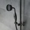 Milano Elizabeth - Traditional Brass Hand Shower - Black
