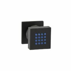 Milano Preto - Modern Front Fix Square Body Jet - Black