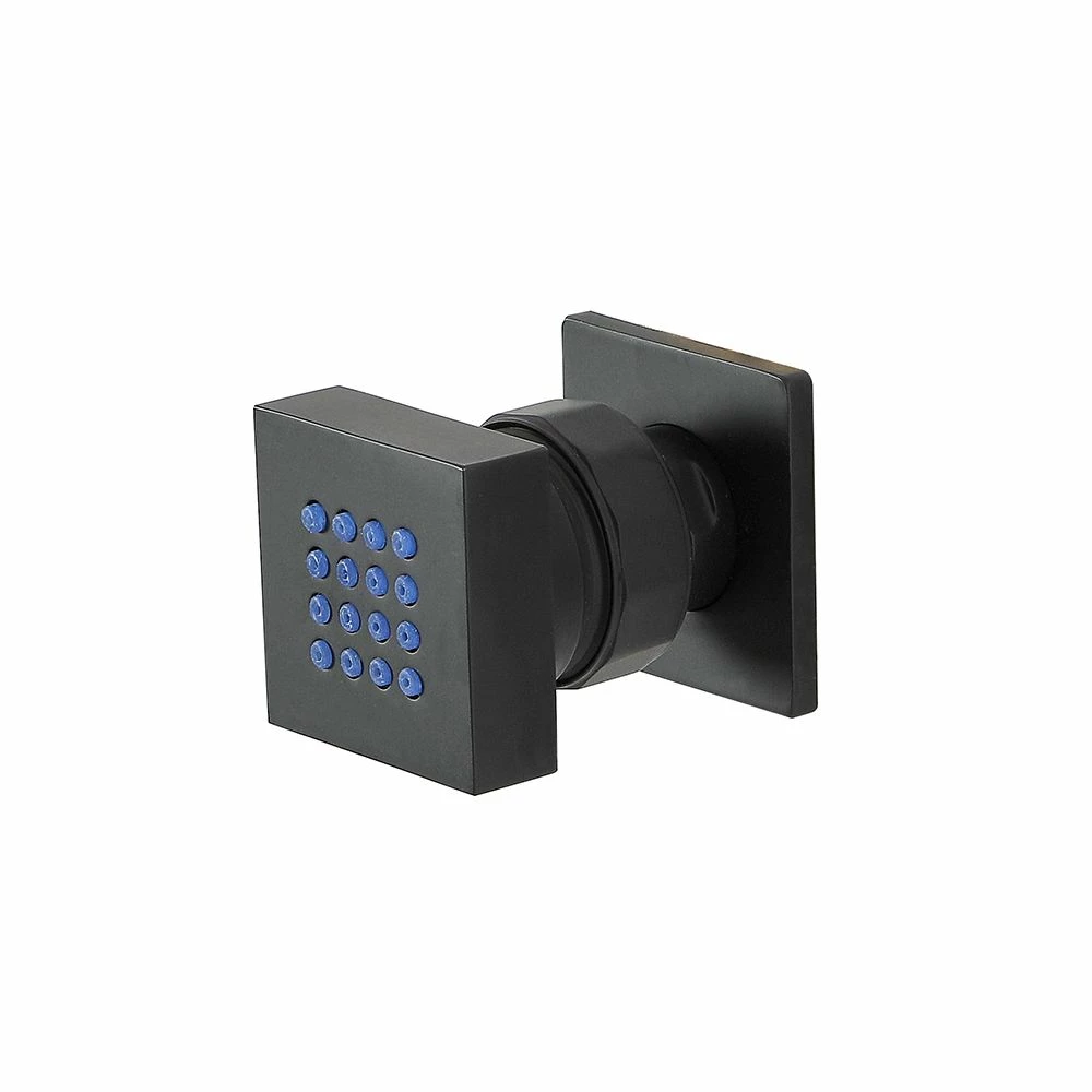 Milano Preto - Modern Front Fix Square Body Jet - Black - Image 2