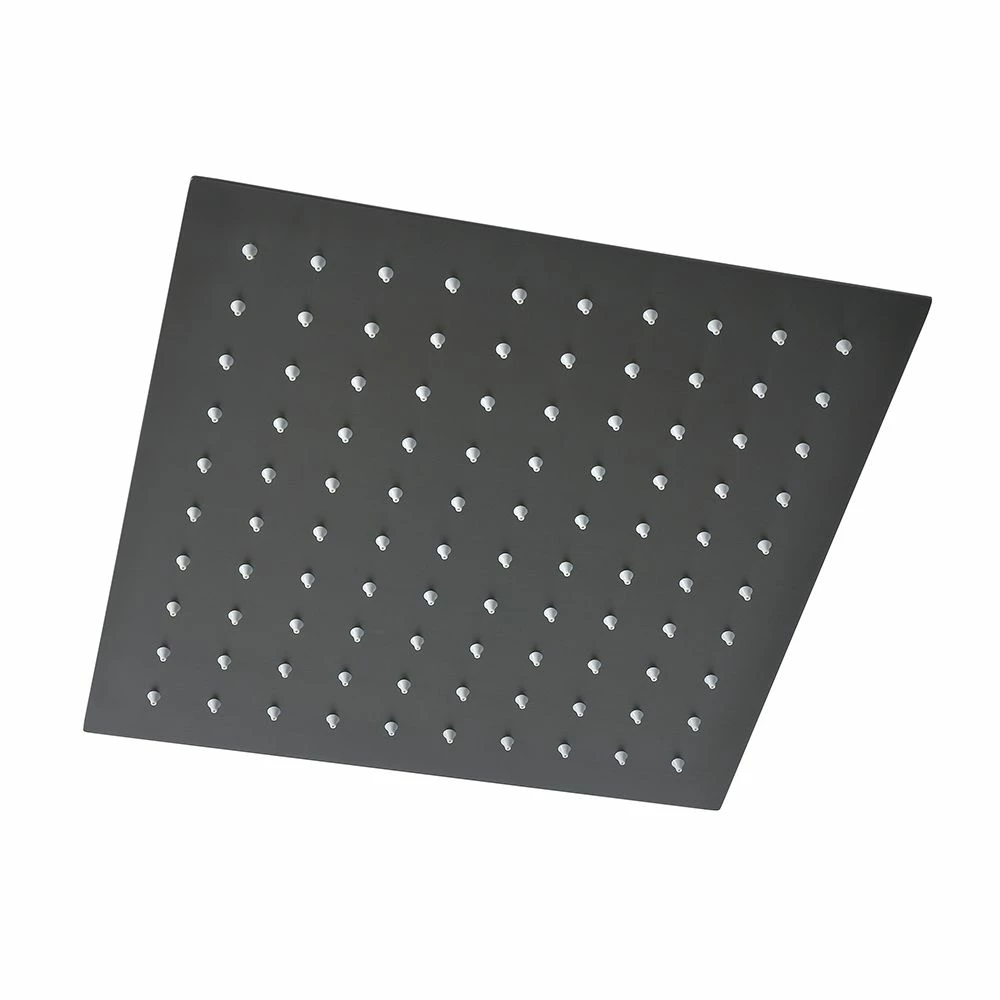 Milano Orno - Square 300mm Shower Head - Gun Metal Grey - Image 2