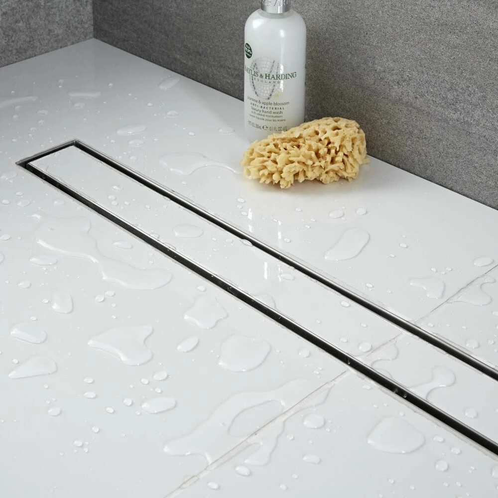 Milano - 600mm Tile Insert Linear Stainless Steel Shower Drain