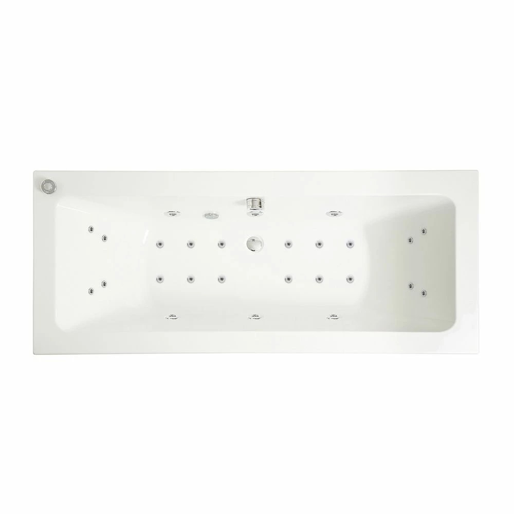 Milano Dalton - Whirlpool Double Ended Spa Bath - Choice Of Jets, Sizes And Panels - Image 2