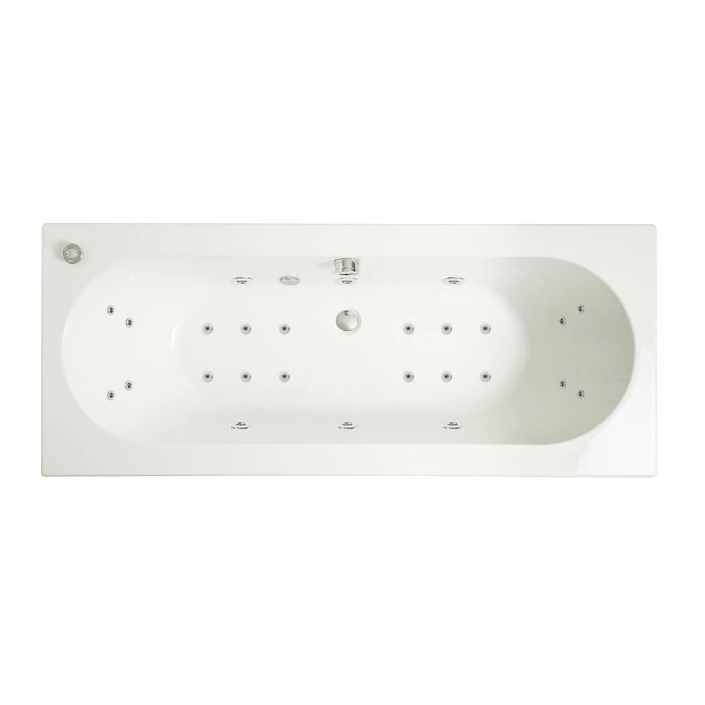Milano Overton - Whirlpool Double Ended Spa Bath - Choice Of Jets, Sizes And Panels - Image 2