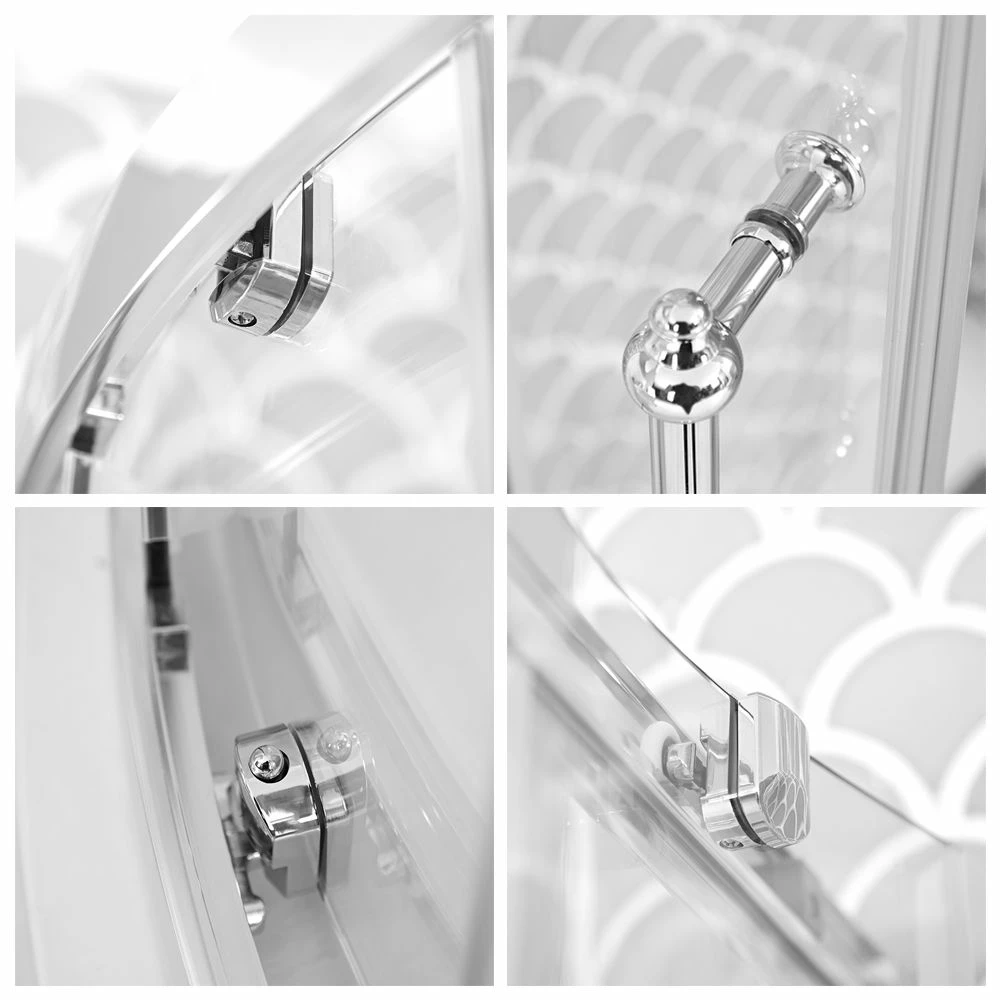 Milano Langley - Traditional Offset Quadrant Shower Enclosure - Choice Of Sizes - Image 3
