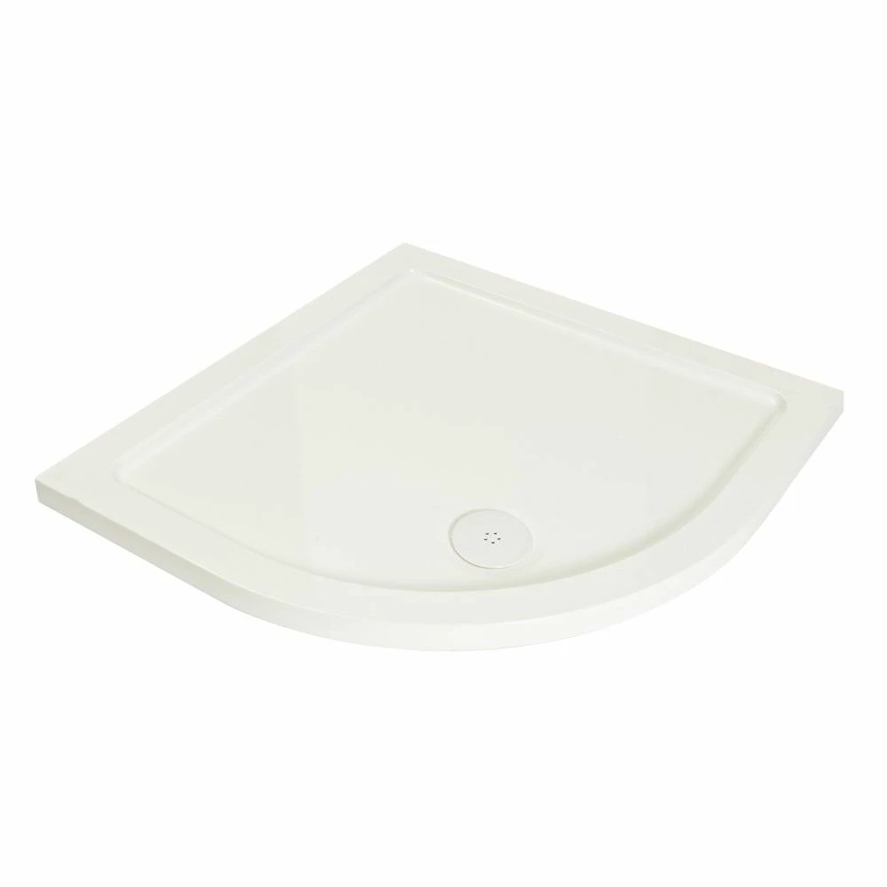 Milano Auro - 900mm Brushed Gold Quadrant Shower Enclosure With Tray - Image 5