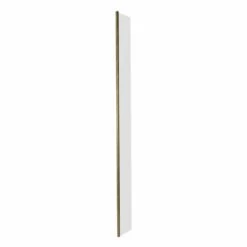 Milano Auro - Brushed Gold 300mm Hinged Wet Room Return Screen