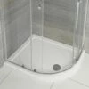 Milano Lithic - Right Handed Low Profile Offset Quadrant Shower Tray - 900mm X 800mm