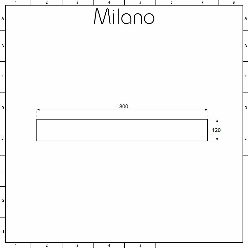 Milano Rasa - 1800mm Shower Tray Side Panel Kit - Light Grey - Image 4