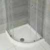 Milano Lithic - Low Profile Quadrant Shower Tray - 900mm X 900mm