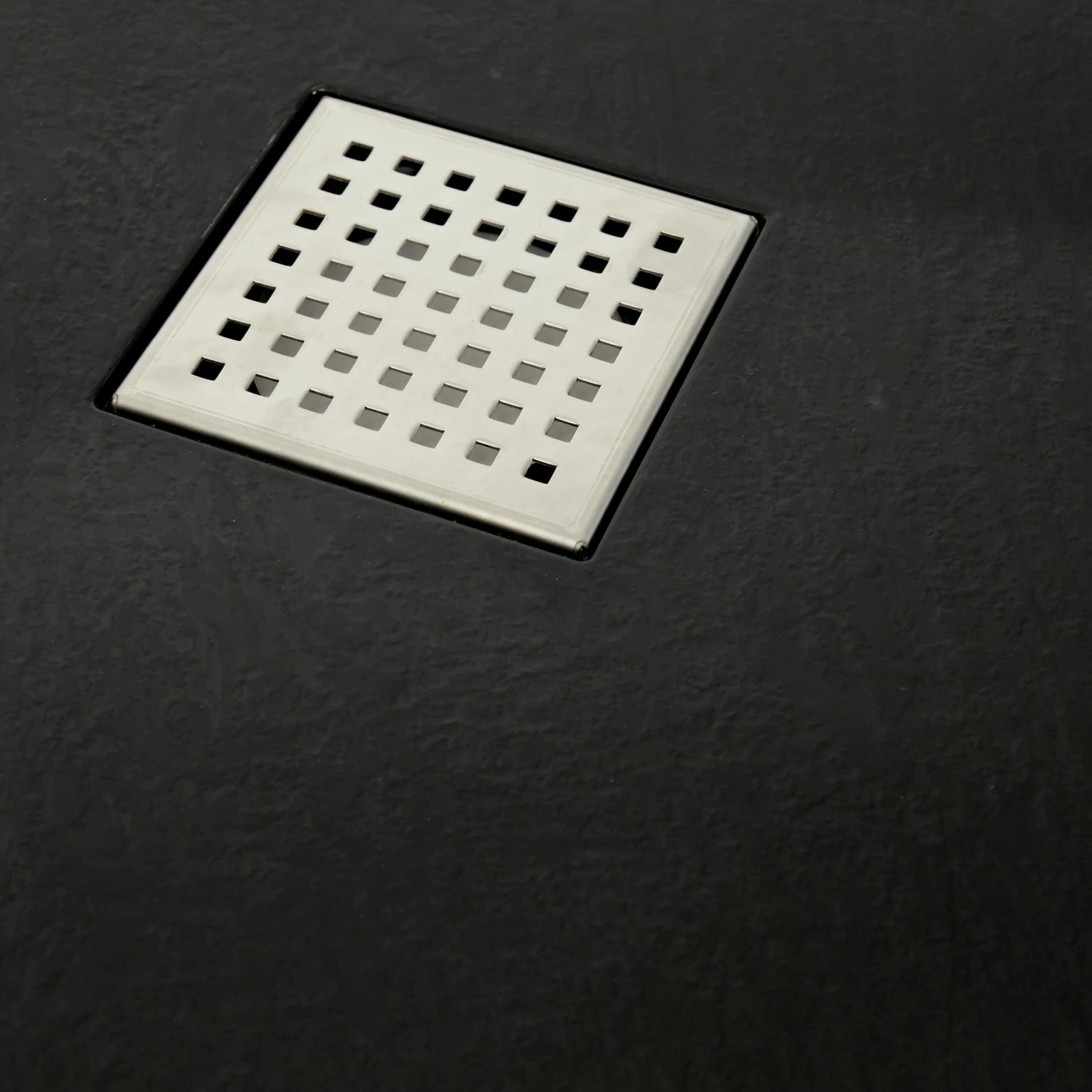 Milano Rasa - Anthracite Slate Effect Quadrant Shower Tray - 900mm - Image 3